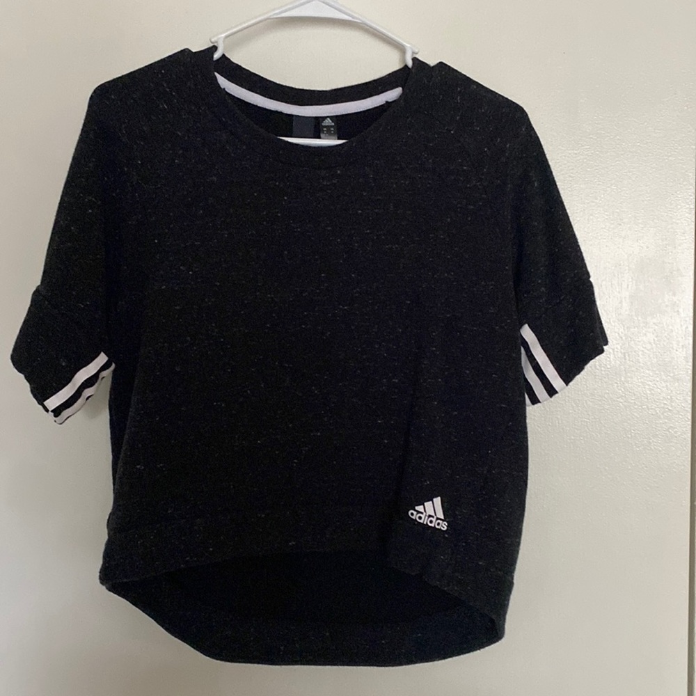 Adidas short sleeve sweatshirt